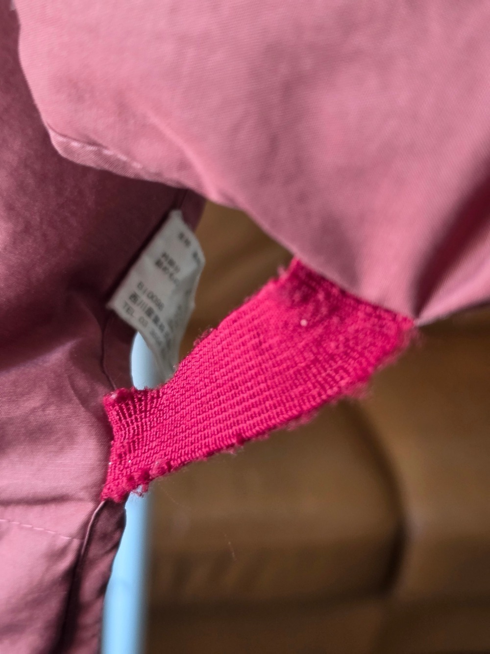 Authentic Celine Pink Dusty Rose Paisley Down Puffer Wrap One Size - Picture 8 of 13